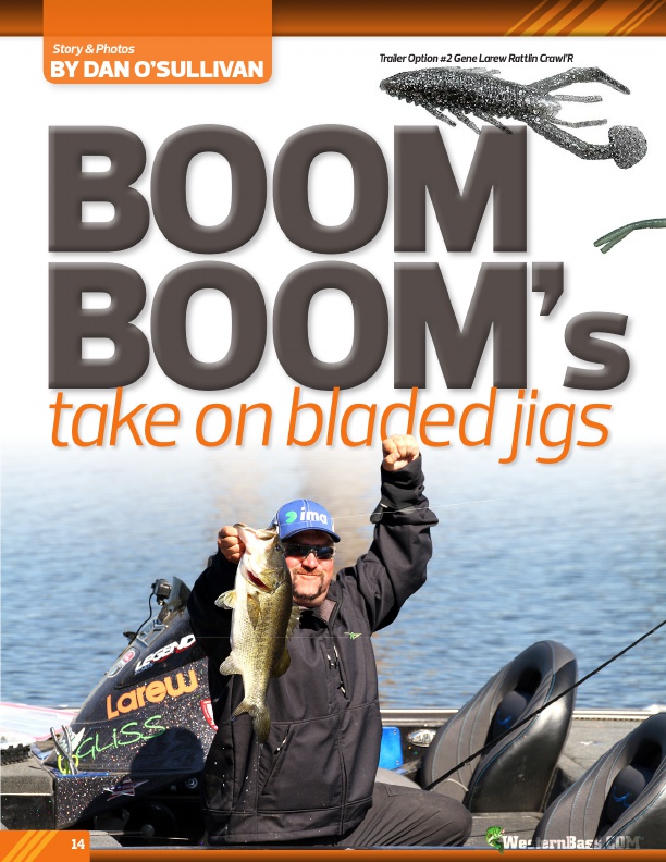 fred roumbanis chatterbaits, bladed jigs for spring bass